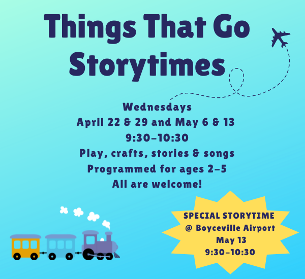 Things That Go Storytimes!